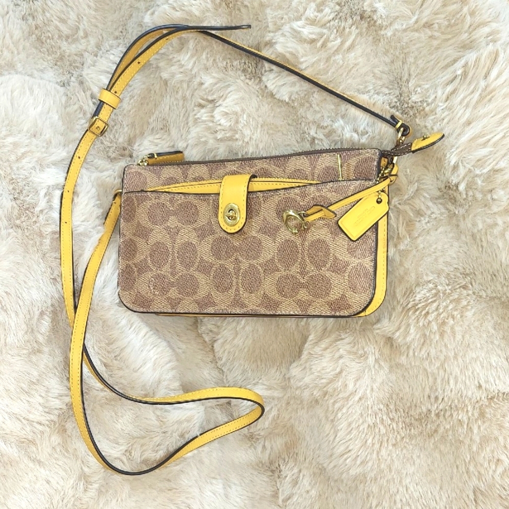 Coach Noa Pop Up Messenger Petite Handbag in Signature Design
